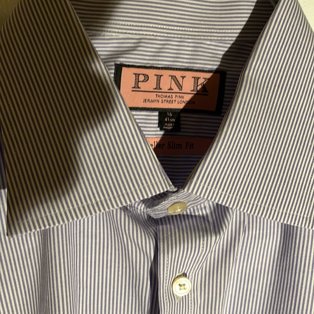 Pink Thomas Pink Traveller slim fit dress shirt